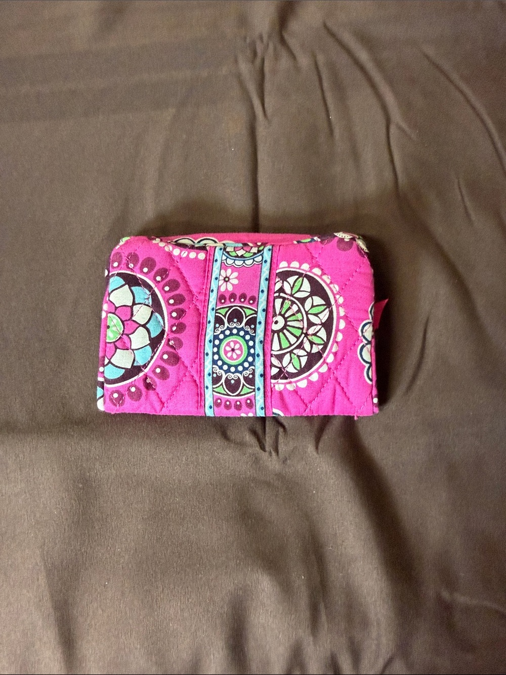 Vera Bradley Mini Hipster in the Cupcakes Pink pattern